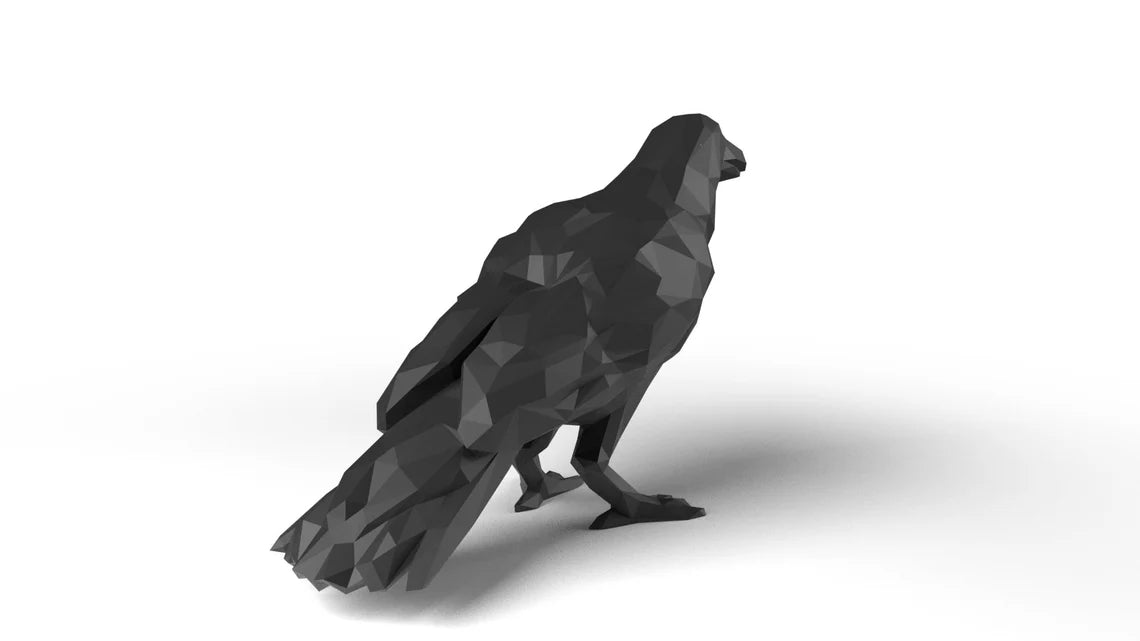 Dirty Cloth Crow - 3D Collectable Model