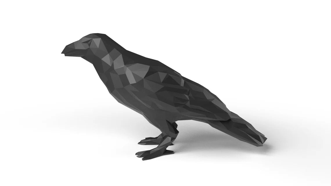 Dirty Cloth Crow - 3D Collectable Model